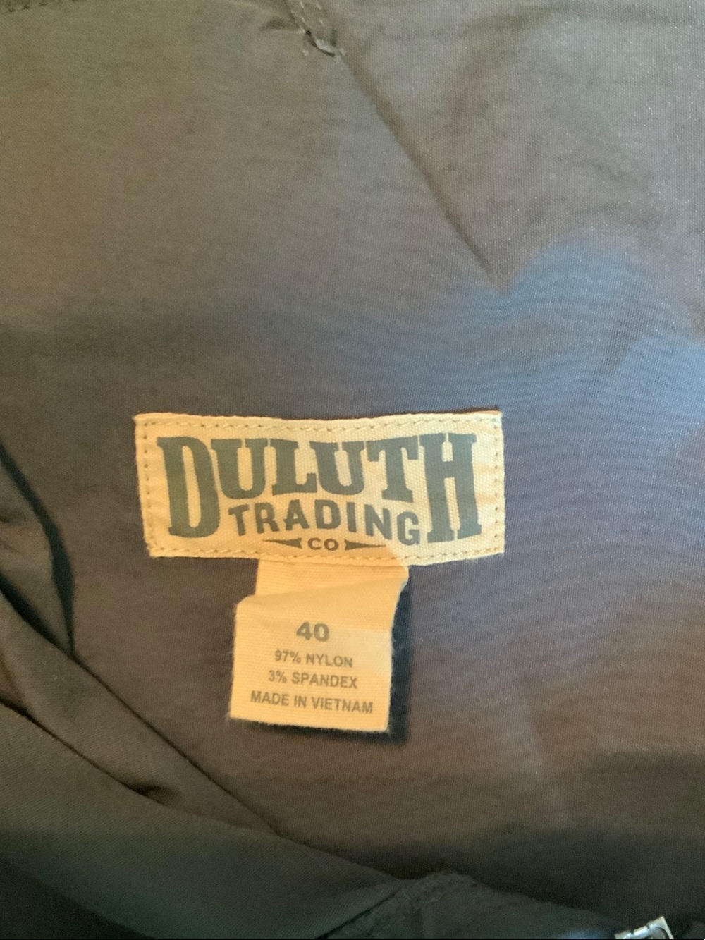 Duluth Trading Co Men's Flex Dry on the Fly Navy Cargo Shorts - Picture 2 of 5